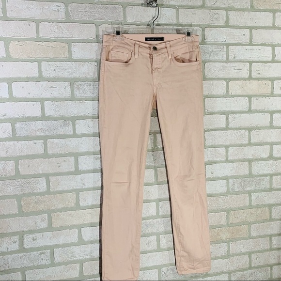 J Brand for Theory Pink Powder Skinny Leg Jeans - Picture 6 of 12